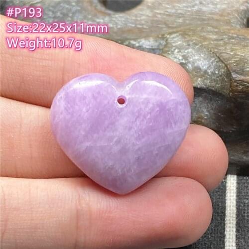 Top Natural Purple Kunzite Stone Pendant Jewelry For Women Man Crystal 22x25x11mm Healing Love Gift Silver Beads Gemstone AAAAA