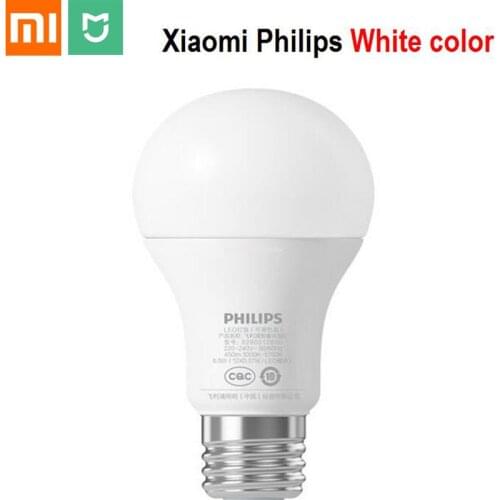 XIaomi Mijia Philips Smart White Colour LED E27 Bulb Mi Light APP WiFi Remote Group Control 3000k-5700k 6.5W 450lm 220-240V