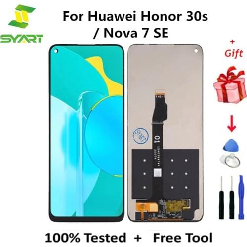 LCD Screen For Huawei Honor 30s Nova 7 SE LCD Screen Replacement For Nova 7 SE Display Touch Screen Digitizer Assembly