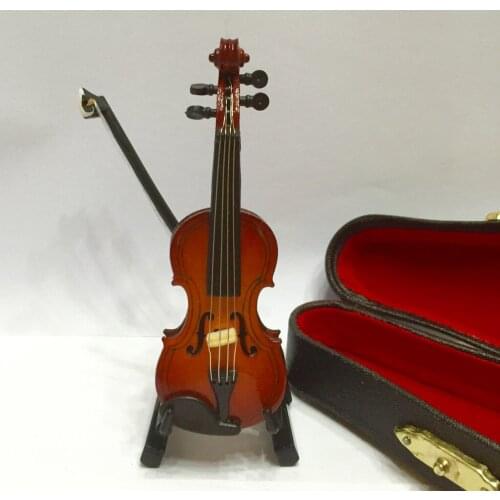1:12 Dollhouse Decoration Miniature Violin Music Instrument Model