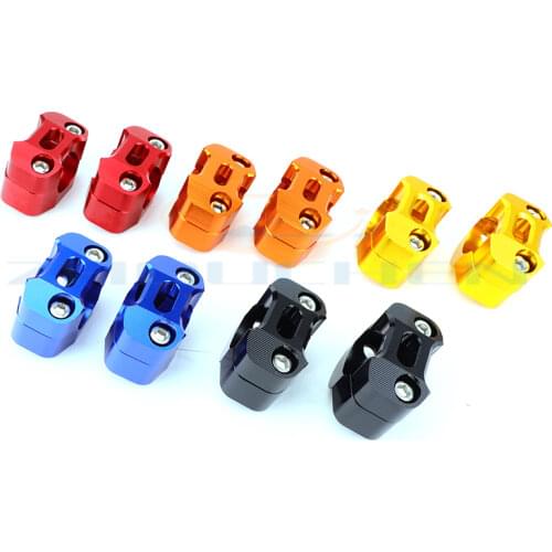 General CNC Aluminum Motorcycle Handlebar Riser 28mm Adjustable Thick Rod Clamp Suitable for Honda Kawasaki Ducati Yamaha