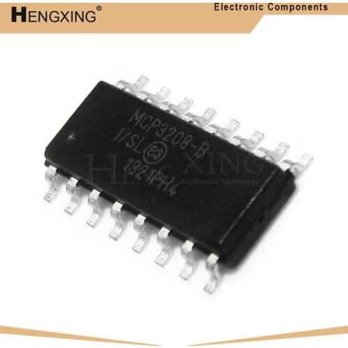 1piece MCP3208-C-I/SL MCP3208-B-I/SL MCP3208-CI/SL MCP3208 SOP-16 In Stock