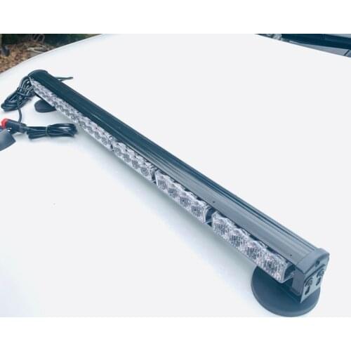 12v Slim Car Roof led flash light bar Police warning Ambulance Auto Truck Emergency Flashing light bar Magnet Beacon Signal lamp