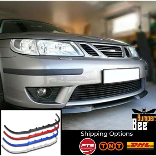 For Saab 9-3 93 MK1 MK2 CUPRA R FRONT SPOILER BUMPER LIP Euro Spoiler Lip Universal 3 pcs Body Kit