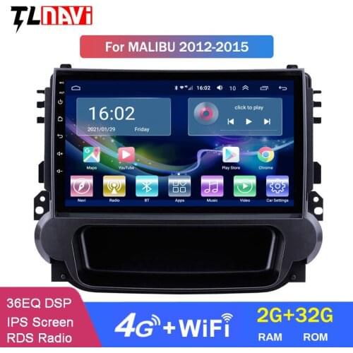 4G LTE 2G RAM 9 Inch Android 10 Radio GPS Navigation System For 2012 2013 2014 Chevrolet Malibu