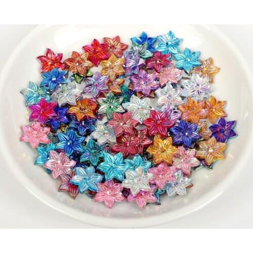 50Pcs 16mm Mixed Resin Horse Eye Flower Flatback Cabochon Embellishments Scrapbooking Decoration Diy Craft Supplies Accessories