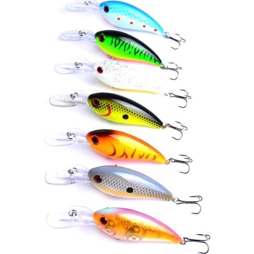 7pcs Crankbait 14g Fishing bait 10cm Bass Spinner Fishing Lures 7 Colors fishing tackle