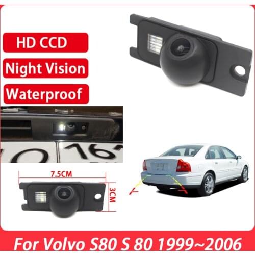 CCD Full HD high quality RCA Car Rear View Reverse Parking Camera For Volvo S80 S 80 1999 2000 2001 2002 2003 2004 2005 2006