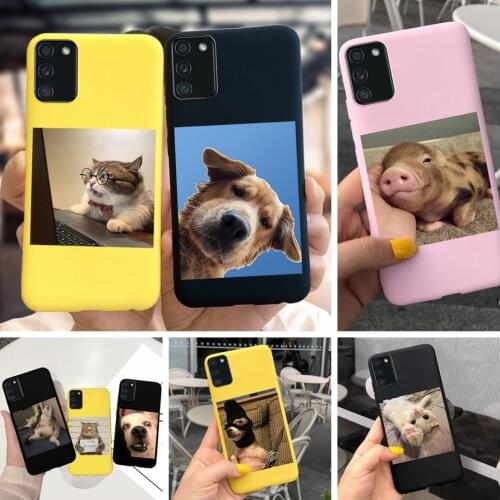 Cover For Samsung Galaxy A01 A2 A3 A03 Core Phone Case Cartoon TPU Soft Shell For Samsung Galaxy A02s A 01 A2 Core A12 5G Bumper