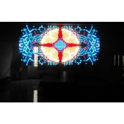Kaler high brightness LED transparency led display screen P3.91 indoor 500x500mm 128x128 dot pixel for glass window transparent