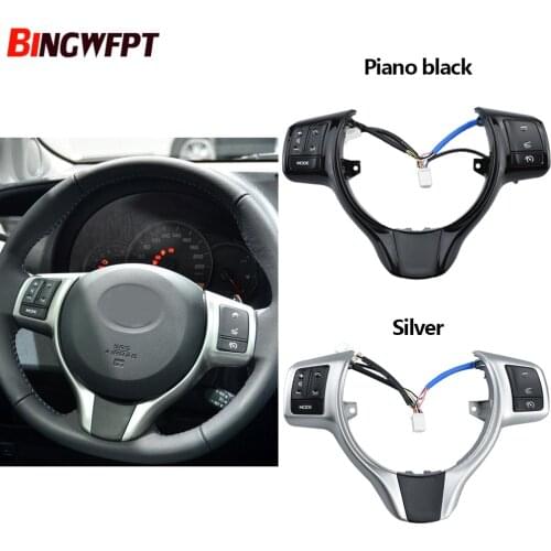 High quality Steering Wheel Switches buttons for Toyota Vitz / Yaris 2012 2013 2014 2015 2016 2017