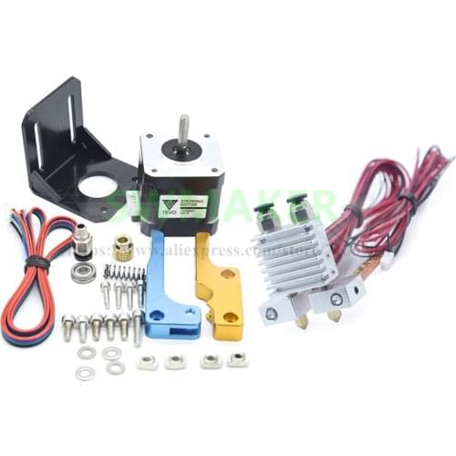 Dual nozzle upgrade kit for TEVO tarantula 3D printer full metal double extrusion head nozzle print head