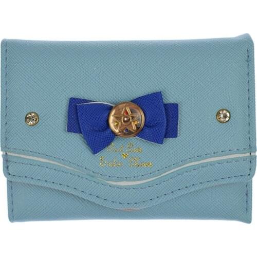 Anime Sailor Crystal Kawaii Wallet Purse Young Lady Student