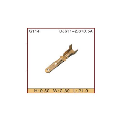 Male Crimp Terminals (pins) 18-22 AWG,1500-0009 crimp terminal