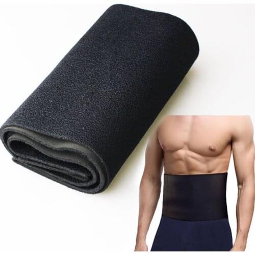 Men Waist Trimmer Back Support Belt Brace Gym Guard Posture Pain Relief