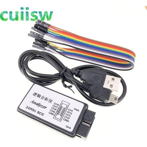 New Arrival USB Logic Analyzer 24M 8CH, MCU ARM FPGA DSP debug tool