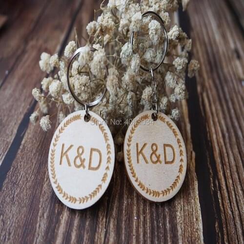 Personalised Wooden Keyring, Birthday Gift, Unique Gift Idea, Wooden Etched, Laser Engraved, Couples Gift, Couples Present