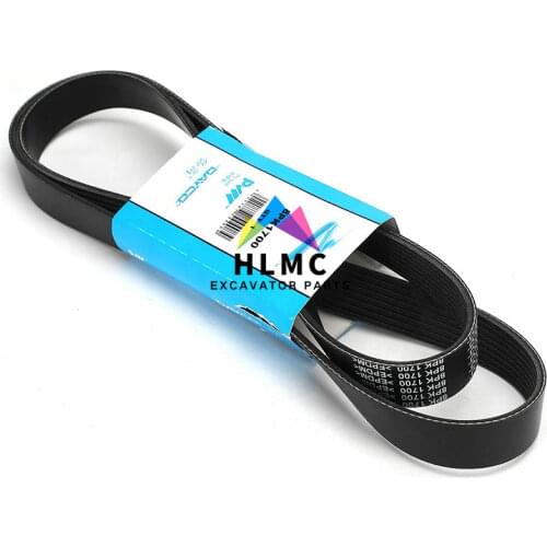 High Quality PC200-8 excavator engine belts fan belt 8PK1700
