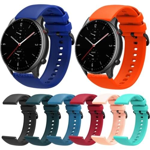 For Huami Amazfit GTR 2 Smart Watch Band For Xiaomi Amazfit GTR 2e/47mm/Pace/Stratos 3 Silicone Wrist Bracelet Strap Watchband