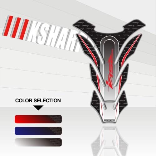 Rubber Fish Bone motorcycle 3D fuel tank pad decoration personality creative protection stickers for Aprilia RS V4