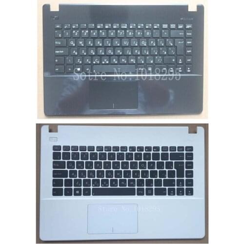 Russian Teclado Palmrest Cover keyboard for ASUS X451 X451E X451M X451C X451E1007CA topcase RU laptop keyboard Black White