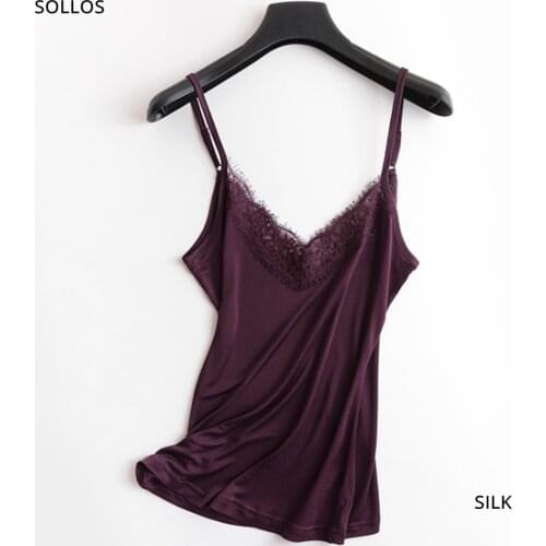 Silk black lace up sexy satin white tank top women cami woman lingerie tanktop tops for womens summer camisole camis porno strap