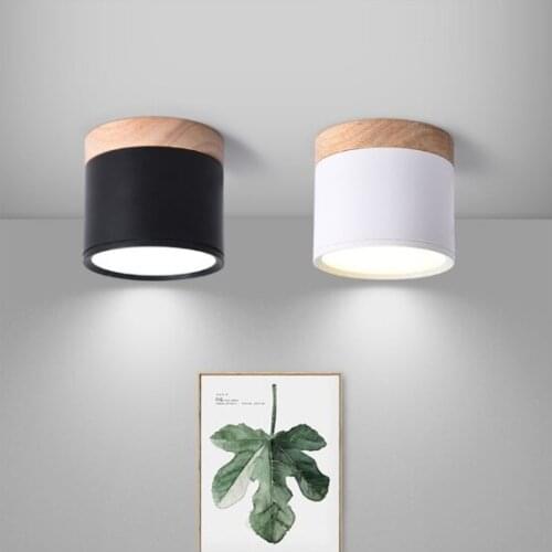 Led wall mounted downlights free opening balcony aisle porch lights free opening living room corridor Nordic ceiling spotlights