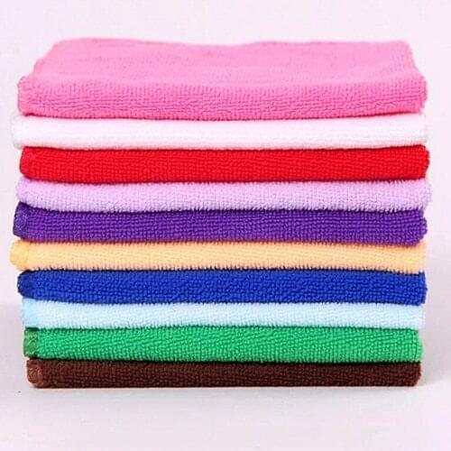 Hot 5pcs/pack Washing Cloths Bamboo Napkins Microfibre Dishcloths Rags Towel Bamboo Fiber House Cleaning Cloths Cleaner Gadgets
