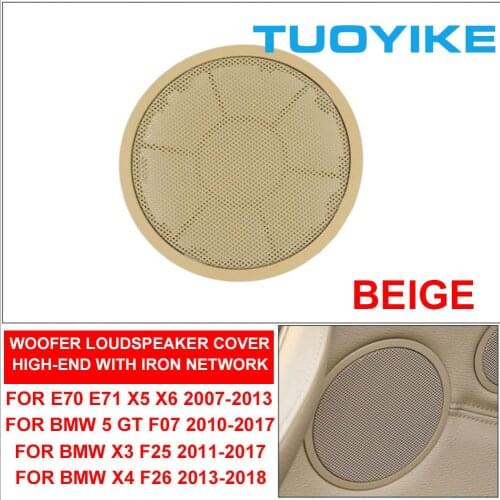 Interior Front Rear Door Woofer Horn Sound Loudspeaker Cover Replace High-end For BMW X5 X6 X3 X4 5GT E70 E71 E72 F25 F26 F07