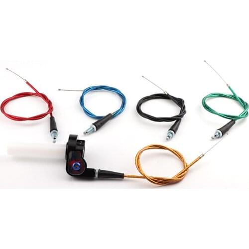Grips Settle Twist Throttle Clamp Plastic Aluminum With Throttle Cable For Motorcycle Pit Dirt Bike Motocross ATV Offroad Quad