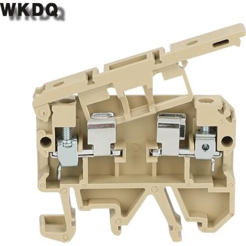 10pcs ASK 1EN with fuse Equivalent to WEIDMULLER Screw Fuse Terminal Block for Din Rail Connector