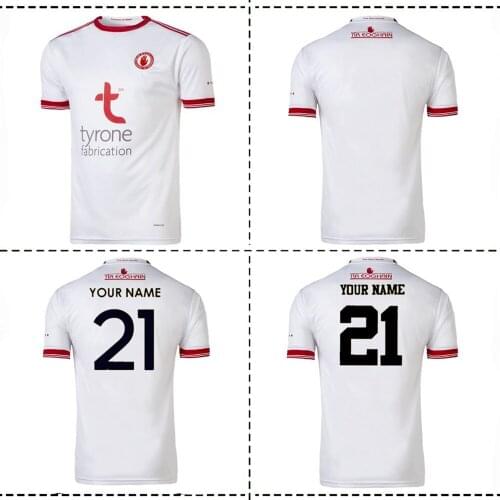 2021 Tyrone Home Jersey 2021 IRELAND TYRONE TRAINING RUGBY JERSEY size S--5XL