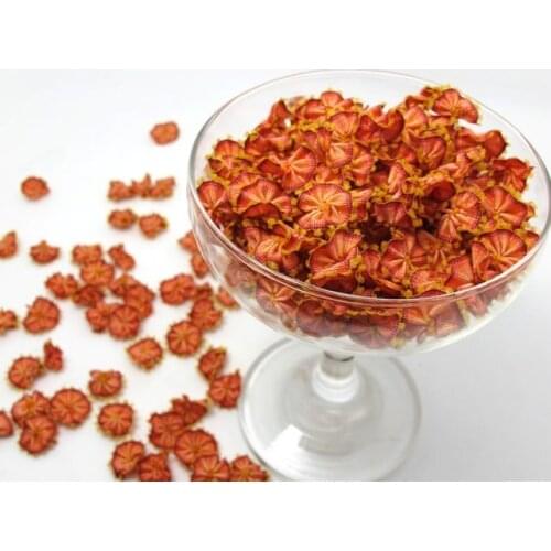 100 Pieces 9/16 Inch (15mm) Ombre Ribbon Flower|Flower Applique|Ombre Roses|Quilting|Rose Motif|Embroidery Motif|Ombre Color