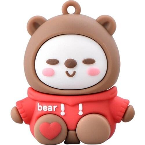 Sweater Bear Figurine Home Decoration Accessories for Living Room Fairy House Garden Miniatures Soft Glue Charms Cake DIY Decor