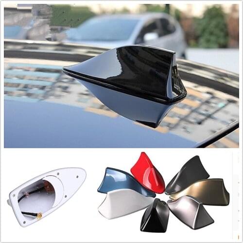 Car styling Shark Fin Antenna Auto Radio Signal Aerial Roof for Renault Latitude Laguna Frendzy DeZir Safrane ZE