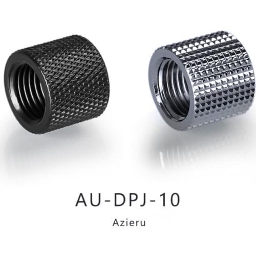 Azieru AU-DPJ-10 fine diamond pattern double pass G1/4 thread female thread straight through butt seat