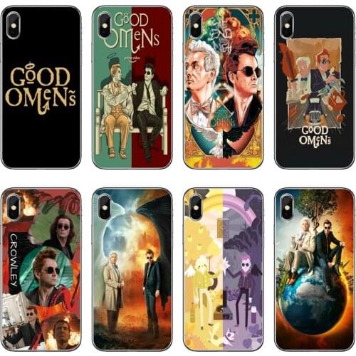 Good Omens Accessories Phone Case For Huawei P20 P30 P40 Pro P10 P9 Lite Y5 Y6 Y7 Y9 P Smart Plus 2018 2019
