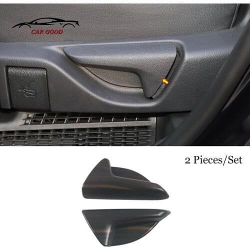 For Toyota Highlander 2022 2021 2020 ABS Wood grain Car Seat Adjustment Switch Panel Cover Trim LHD Interior Accessories 2 PCS
