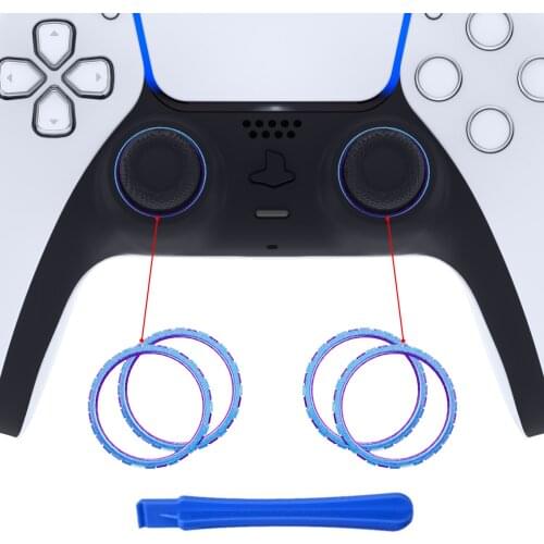 Replacement Accessories Accent Rings for DualSense 5 PS5 Controller - Controller NOT Included