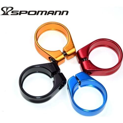 Fixed Seatpost Clamp Ultralight Aluminium Alloy Seat Clamps MTB Clip Mountain bike Road Bicycle For 30.8/31.6mm Seat Tube