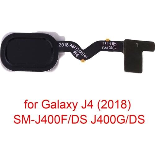 Fingerprint Sensor Home Menu Button Flex Cable Ribbon for Galaxy J4 (2018) SM-J400F/DS J400G/DS Replacement Parts