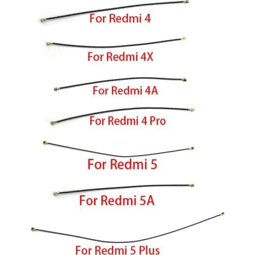 2pcs/lots Wifi Antenna Connector Signal Flex Cable For Xiaomi Redmi 3 3S 4 4A 4X 5A 5 Plus 6 6A 7 S2