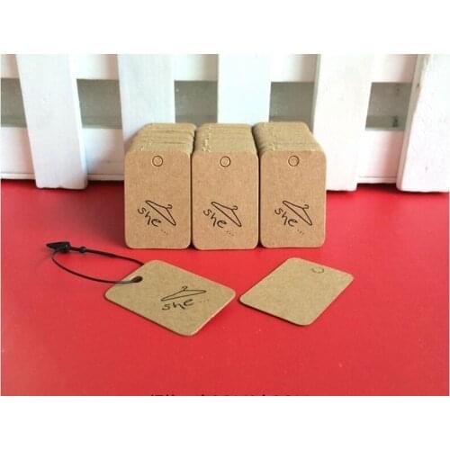 Hot sell 500pcs SHE small sticker. Size: 30X20mm 500PCS 350gsm paper clothing|jewelry tags , Price Label free shiping