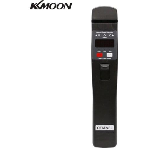 KKMOON JW3306D Optic Fiber Identifier Live Optical Fiber Identifier with Built in 10mw Visual Fault Locator