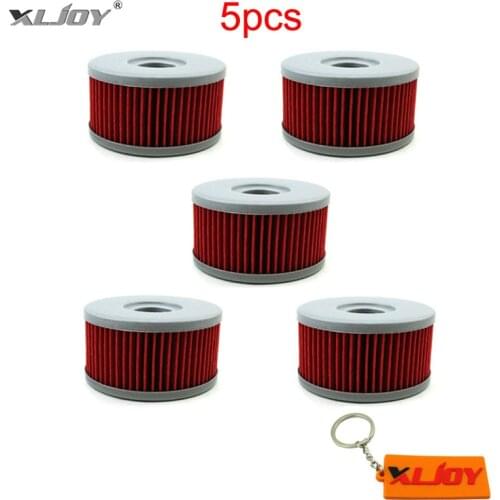 5x Oil Filter For Suzuki TU250X 250 GN250 GZ250 MARAUDER DRZ250 VL125LC VL250LC INTRUDER 125 SP250 DR250 SG350 DR350 Beta Motor