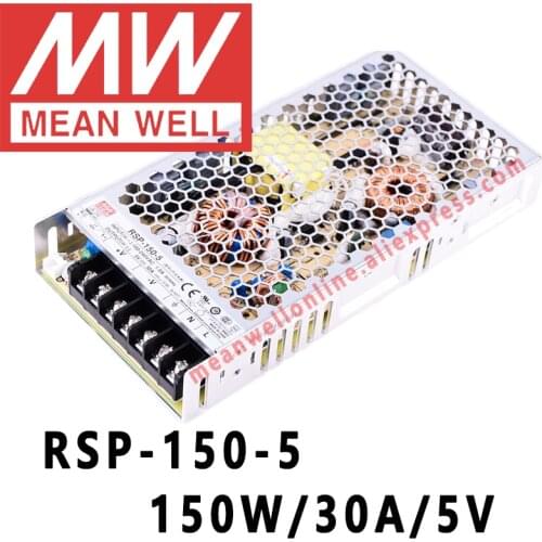 Mean Well RSP-150-5 meanwell 5VDC/30A/150W Single Output with PFC Function Power Supply online store