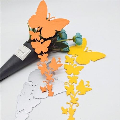 P15D Butterflies Metal Cutting Die Stencil DIY Scrapbooking Album Paper Card Template