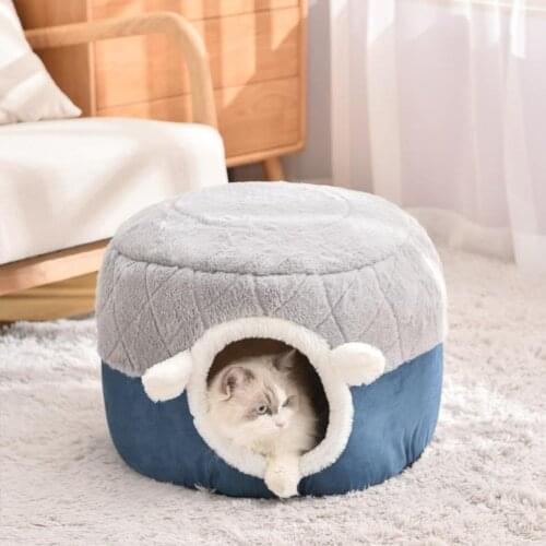 Pet Cat Bed Soft Plush Dog Sleeping Kennel Puppy Cushion Small Dogs Cats Nest Pet Sleeping Mat Pet Sofa House Supplies