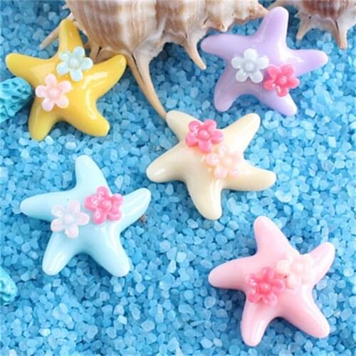 5-Piece Set of Cute Little Starfish Micro-Landscape DIY Accessories