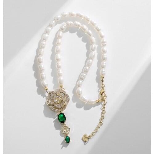 RED TREES Pearl Necklaces For Women